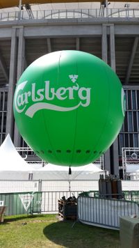Detailansicht Carlsberg - Ballon